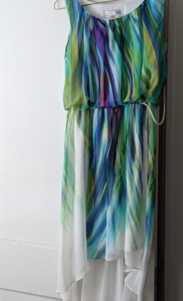 Colorful flowy dress